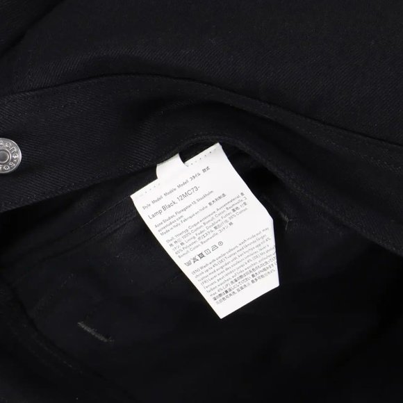 Acne Studios Bla Konst Lamp Denim Jacket Black Sz 34 Small - Picture 4 of 5